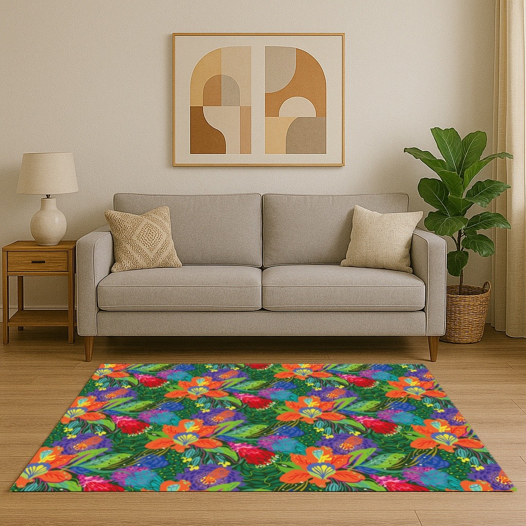 Fleurs Tropicales - Tapis